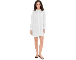 Ночная сорочка Lauren Ralph Lauren с длинным рукавом в стиле мужской рубашки