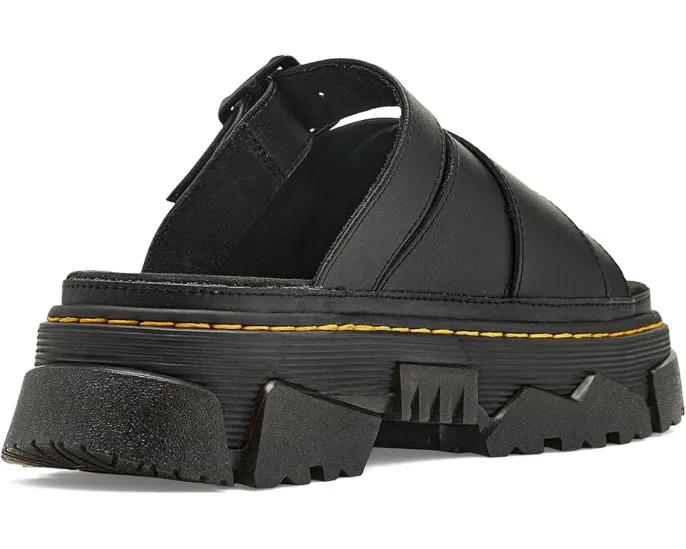 Сланцы Dr. Martens Mattison с круглым носком и пряжкой на платформе