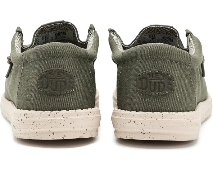 Кеды Hey Dude Wally Stretch Canvas из стрейч-холста