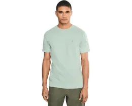 Футболка AllSaints Brace Short Sleeve Crew с вышивкой бараньей головы