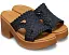 Сланцы Crocs Brooklyn с плетеным верхом и каблуком на платформе