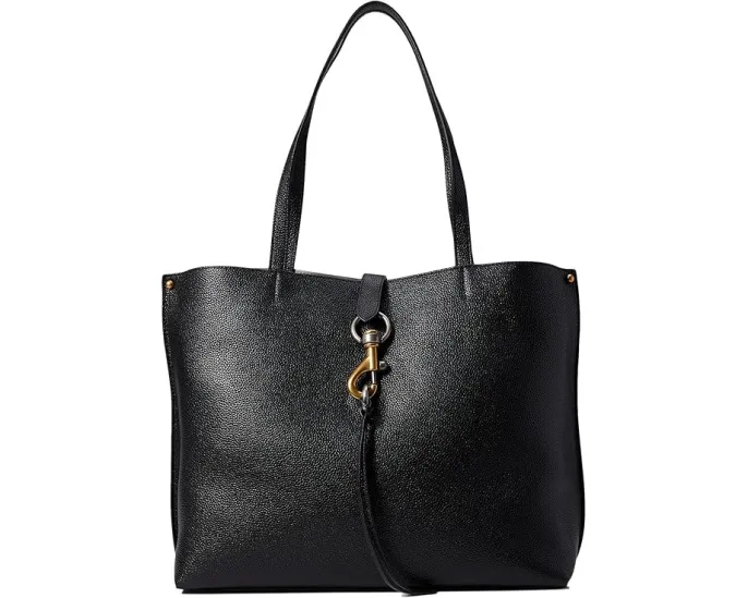 Вместительная сумка тоут Megan из натуральной кожи с магнитной застежкой Rebecca Minkoff
