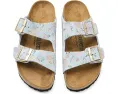 Сандалии Birkenstock Arizona Flower Print из замши с цветочным принтом
