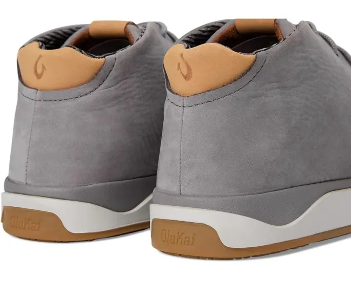 Ботинки OluKai Papaku ‘Ili Chukka из мягкой водонепроницаемой кожи с круглым носком