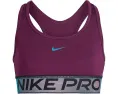 Nike Kids Спортивный бюстгальтер Pro Swoosh с блестящими акцентами