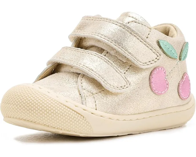 Naturino Xyndra Vl детские туфли с кожаным верхом и металлическим цветком