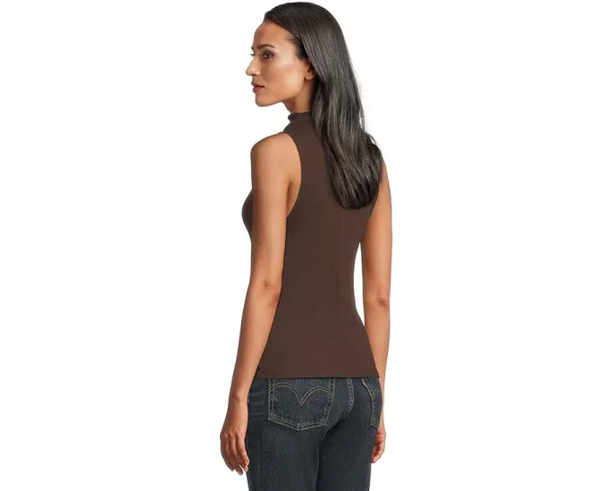 Топ Zira с высоким вырезом и ребристым переплетением Michael Stars