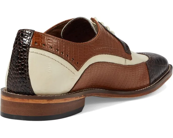 Stacy Adams Gallinari оксфорды Wingtip с принтом и кожаной подошвой