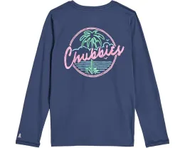 Футболка The Night Never Sleeps Chubbies Kids с длинным рукавом и принтом