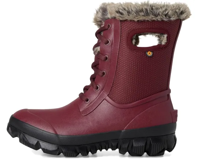 Сапоги Bogs Arcata Dots с рисунком в горох и искусственным мехом для тепла и водонепроницаемости