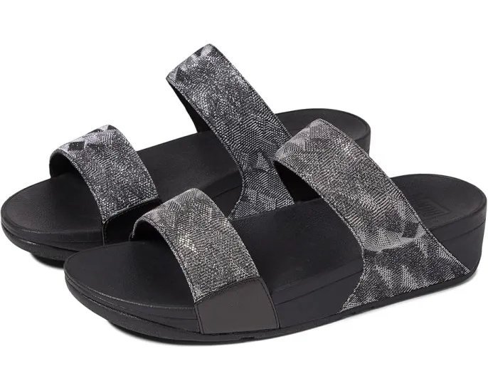 Сланцы FitFlop Lulu Glitz Slides с блестками и технологией Dynamicush