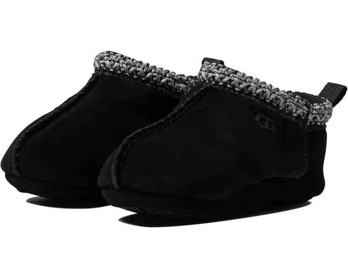 Детские тапочки UGG Tasman из замши на липучке