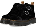 Веганские ботинки Dr. Martens Vegan Devon Velvet Platform на платформе