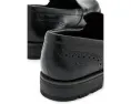 Clarks Emmet Step туфли на каждый день из черной гладкой кожи