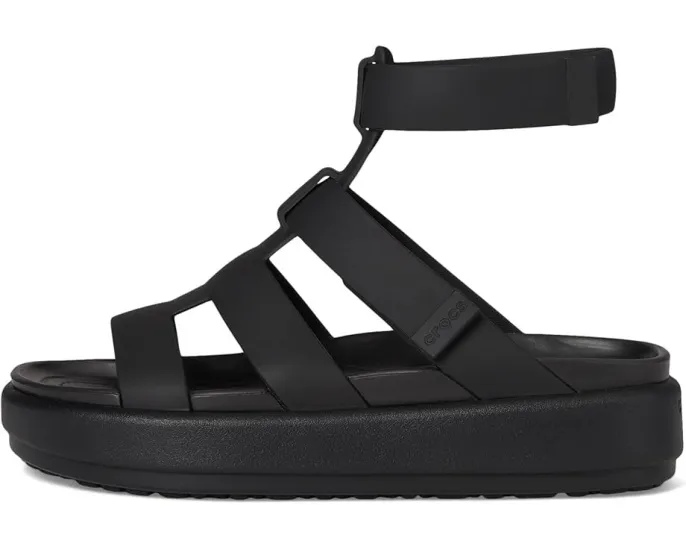 Crocs Сандалии Brooklyn Luxe Gladiator с застежкой на липучке