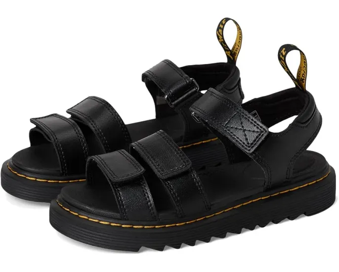 Детские сандалии Dr. Martens Klaire J на липучке с кожаным верхом