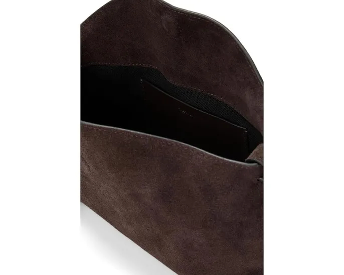 Ведомая сумка Madewell Suede Date Night Party Shoulder из замши с магнитной застежкой