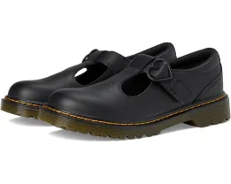 Туфли T-bar Dr. Martens Polley II Y для детей с перфорацией