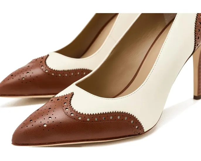 Туфли Lauren Ralph Lauren Lynden на шпильке с перфорированной кожей
