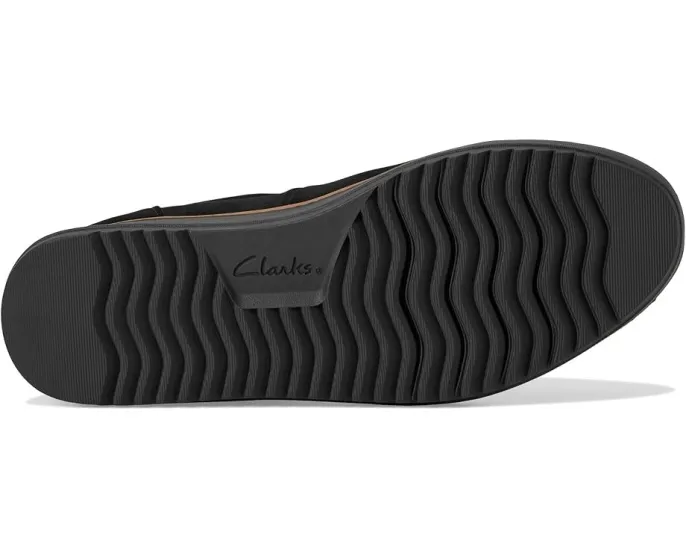Clarks Zylah Sky балетки на платформе с текстильным верхом
