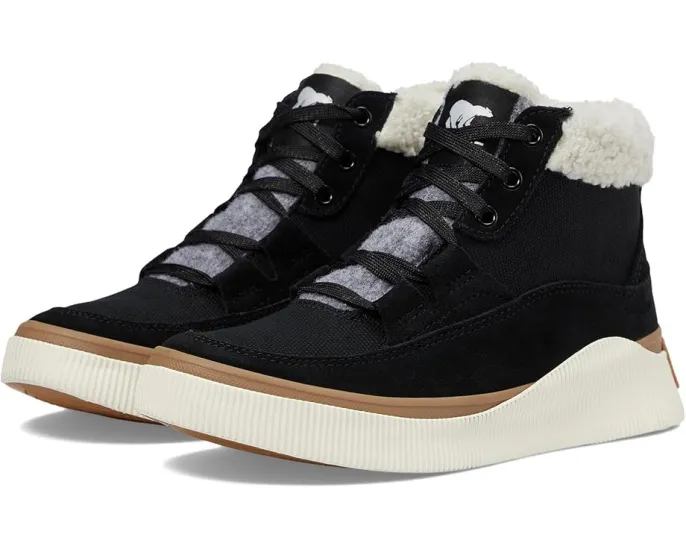 Кроссовки SOREL Out N About IV Mid Sneaker Waterproof с верхом из замши и холста