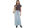 Широкие джинсы AG Saige Mid-Rise Wide Leg с высокой талией