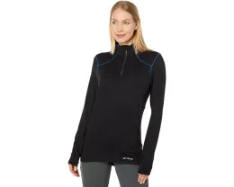 Футболка Hot Chillys Clima-Trek Zip-Tee с защитой UPF 30 и четырехсторонним стрейчем