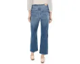 Джинсы Brinley Mid-Rise Straight Crop с прямым кроем от AG Jeans