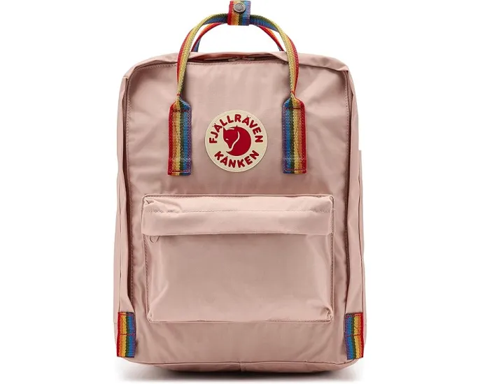 Рюкзак Fjällräven Kanken Rainbow с радужным дизайном и четырьмя отделениями
