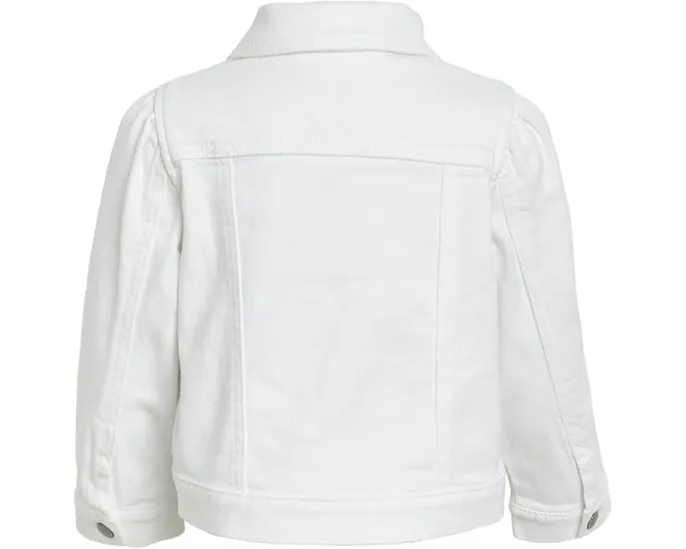 Janie and Jack Детская джинсовая куртка White Denim для малышей