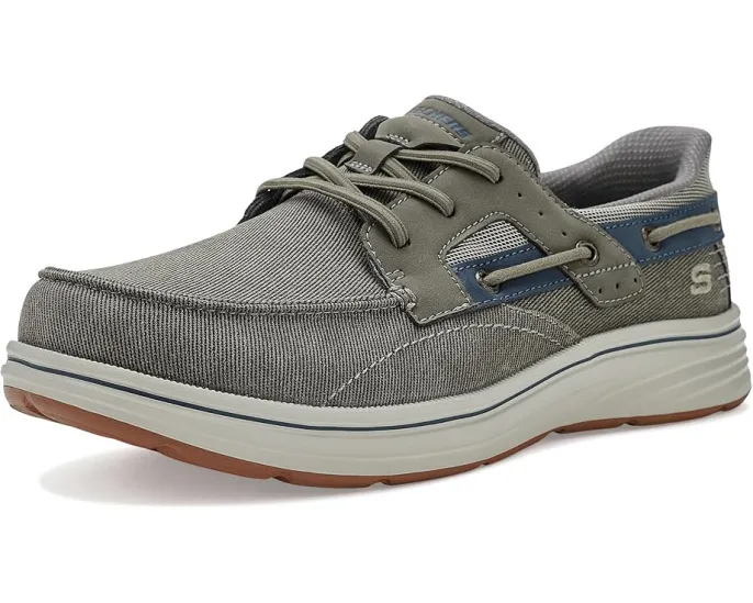 SKECHERS Troutt Davey слипоны на шнурках-резинках с памятью формы