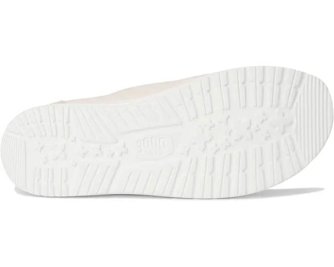 Слипоны Hey Dude Wendy Slip Cottage Crochet с вышитым верхом и стелькой из EVA