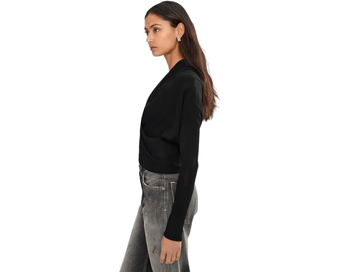 Кардиган AllSaints Wasson Pirate из 100% мериносовой шерсти