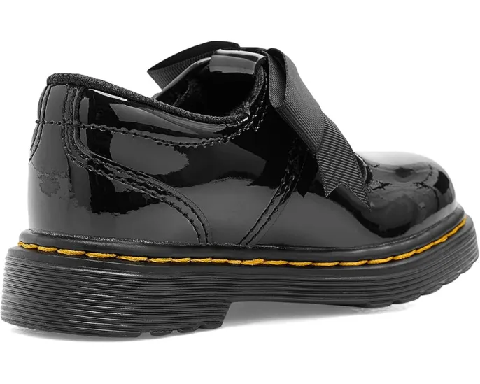 Dr. Martens детские туфли Polley II Bow с бантом на липучке