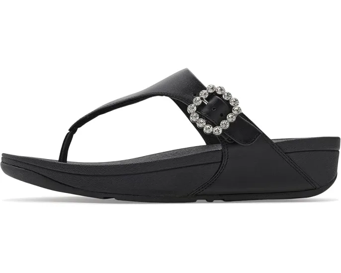 Сандалии FitFlop Lulu с кристальной пряжкой и анатомической стелькой