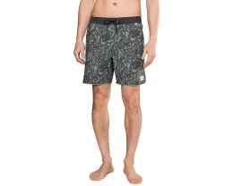 Шорты Hurley Phantom Naturals Scallop Volley 17 дюймов с принтом