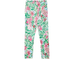 Брюки Lilly Pulitzer Kids Mini Mallie Velour из велюра с карманами и средней посадкой