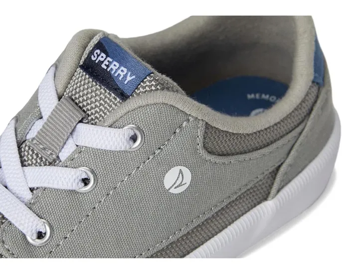 Детские кроссовки Sperry Boardwalk Washable с эластичными шнурками и переработанным полиэстером