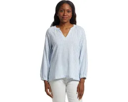 Рубашка L.L.Bean Seersucker с разрезным воротником и длинным рукавом