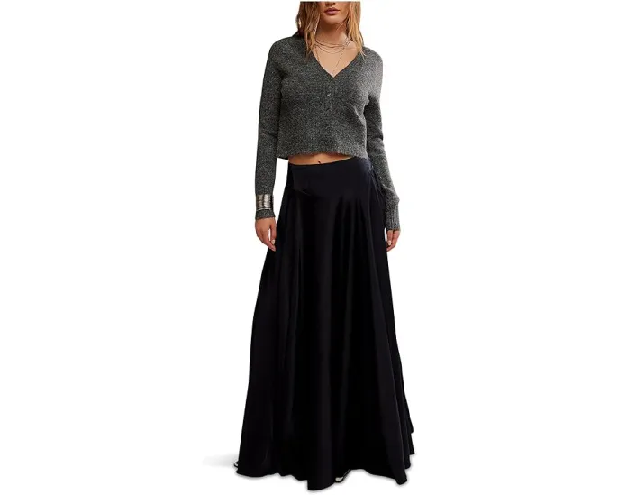 Кардиган Free People School Girl с V-образным вырезом и рельефной резинкой