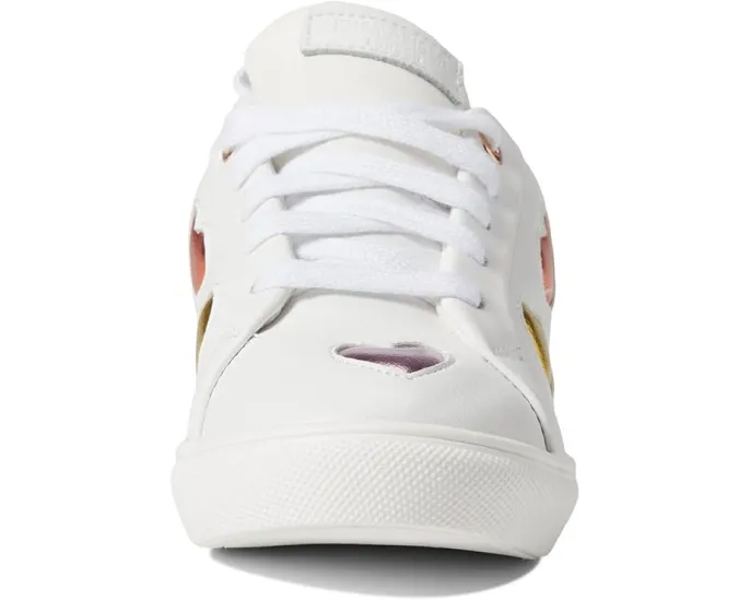Детские кроссовки Kurt Geiger London Kids Mini Lane Love с разноцветными сердечками