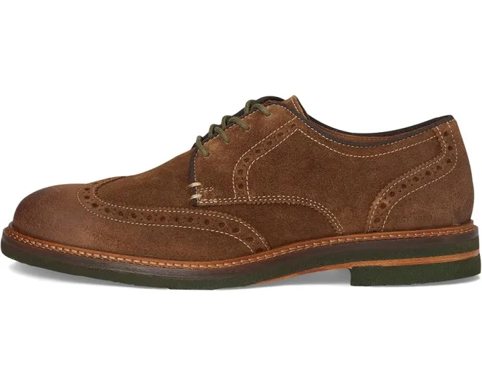 Johnston & Murphy Calder Wingtip с контрастной окантовкой и подошвой из крепа