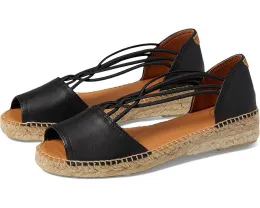 Босоножки Toni Pons Ebre-P на танкетке с круглым носком и шнуровкой