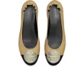 Балетки Tory Burch Claire с мыском и металлическим логотипом