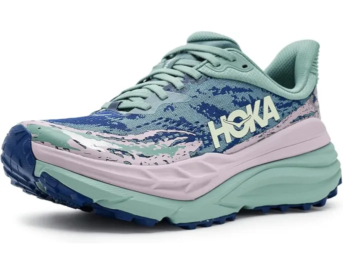 Трейловые кроссовки Hoka Stinson 7 с технологией H-Frame и защитой носка