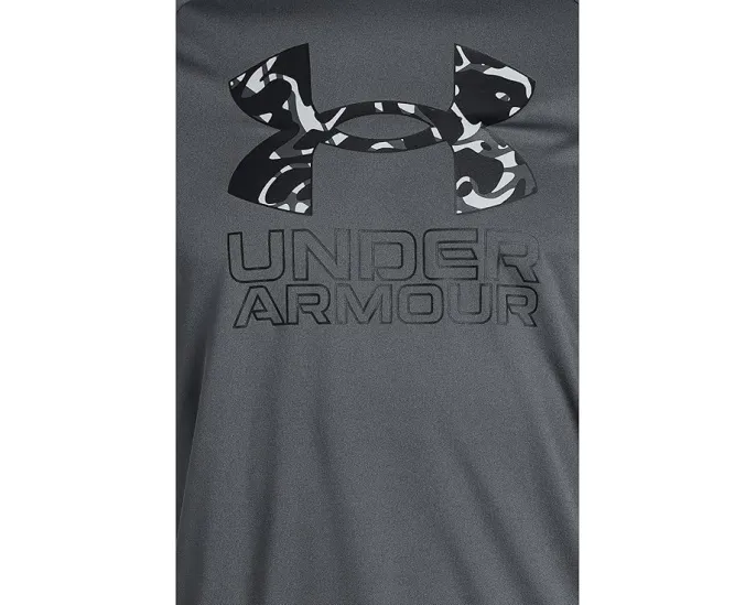 Футболка Under Armour Kids Tech Hybrid Print Short Sleeve T-Shirt для мальчиков