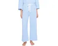 Широкие брюки Eberjey Linen Blend из льна и вискозы