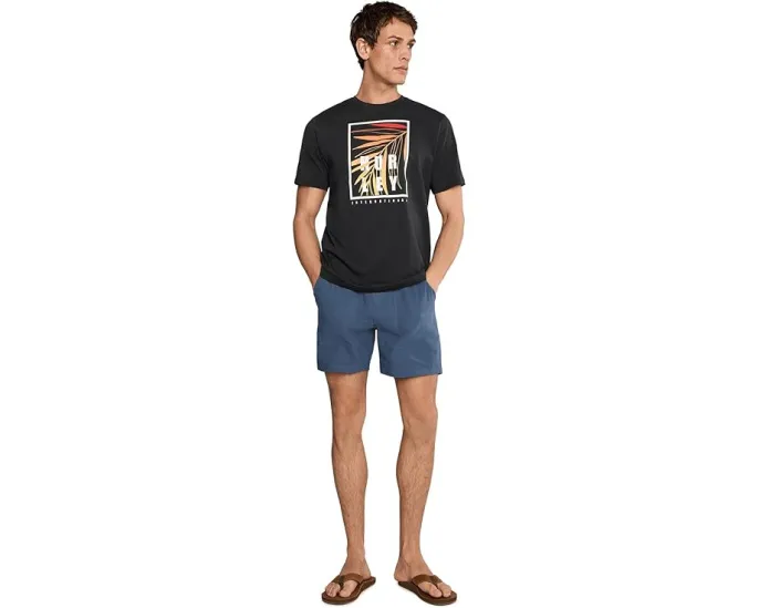 Hurley Window Tropics Футболка с коротким рукавом и тропическим принтом
