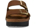 Сандалии Birkenstock Arizona Platform из нубука с пробково-латексной стелькой
