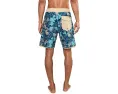 Плавки Quiksilver Jetty Bloom 19 с цветочным принтом